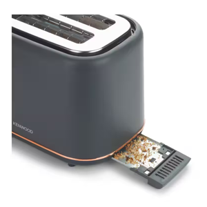 Kenwood Abbey Lux Grey/Rose Gold 2-Slice Toaster